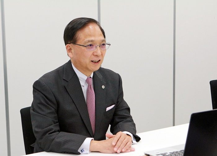 森田院長による主催者挨拶の写真