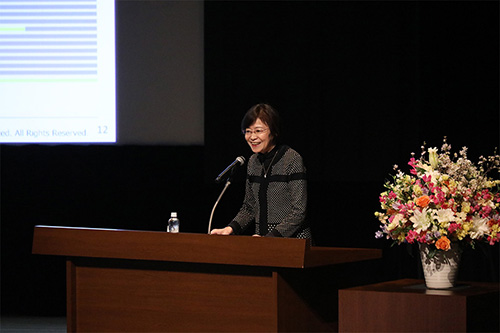 第35回公会計監査機関意見交換会議基調講演の様子