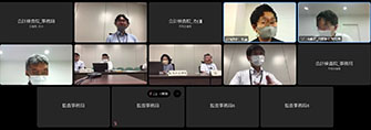 第６４回東京都監査事務局との定期協議開催報告会議の様子の写真