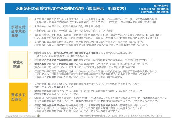 水田活用の直接支払交付金事業の実施　画像01